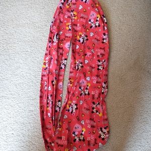 Handmade Mickey and Minnie Valentine's Day Scarf